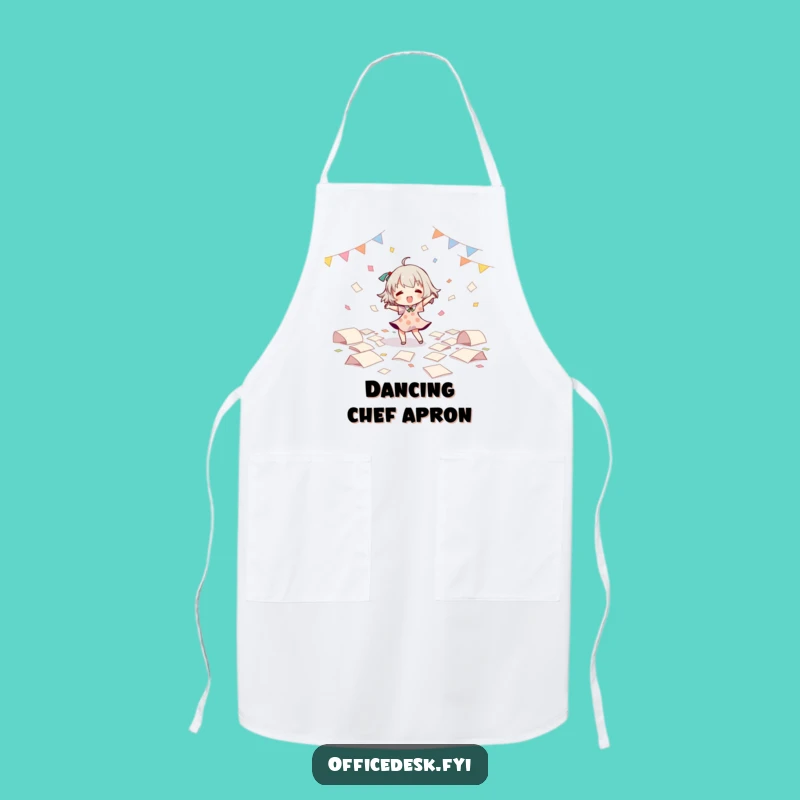 Funny Dance Chef Apron: Character Paper Party Humor for Kitchen Fun!