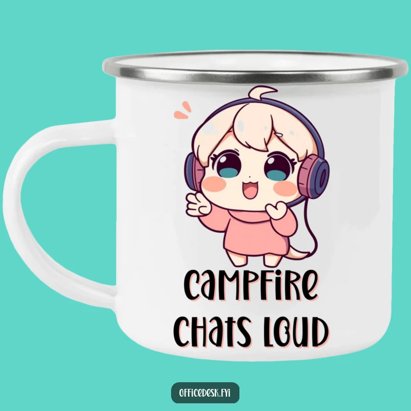 Funny Video Call Camping Mug - Playful Outdoor Humor, Ideal Gift