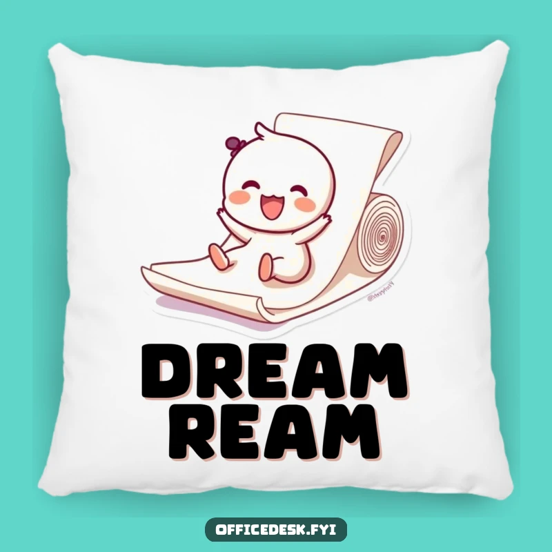 Funny Paper Slide Pillow - Plush Comfort and Pure Glee