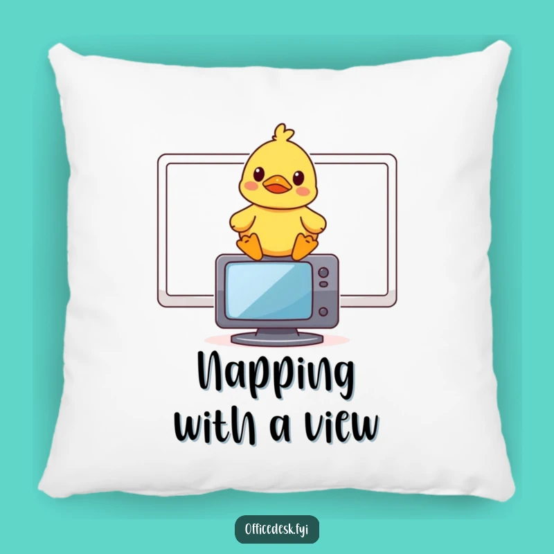 Funny Rubber Duck Pillow: Cozy Comfort with Tech Amusement