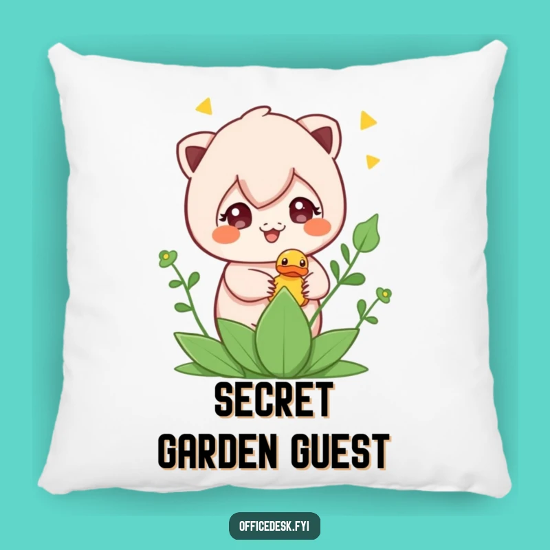 Funny Plant Duck Pillow - Cozy Character Decor, Perfect Funny Gift