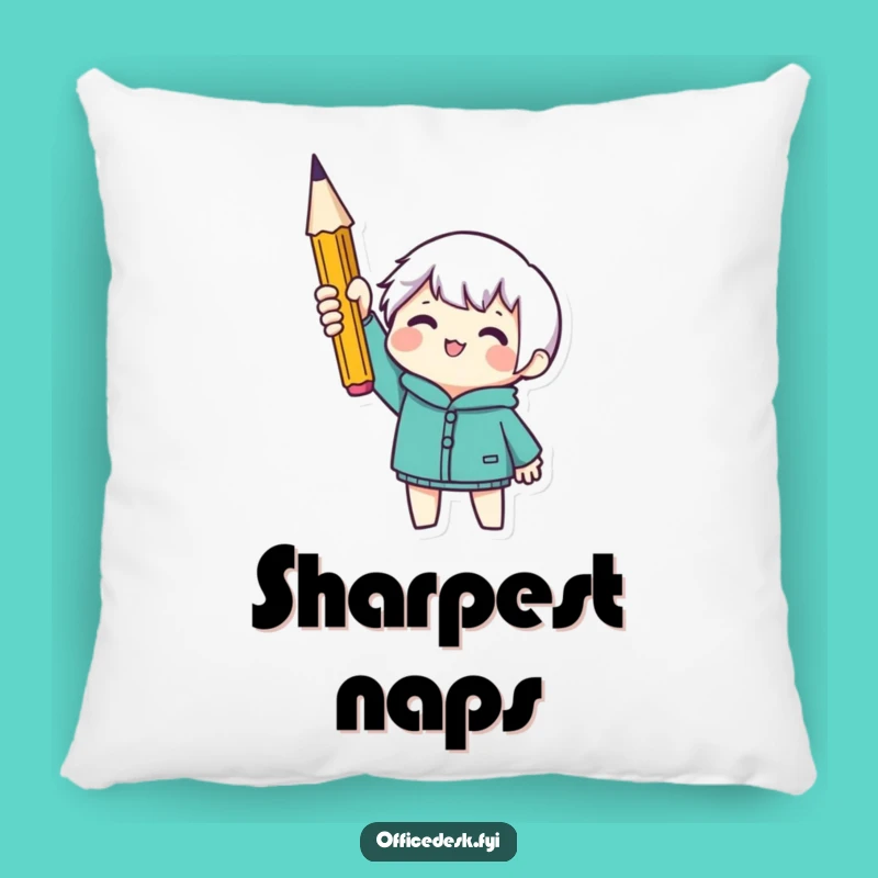 Funny Sharpened Pencil Pillow - Plush Comfort for Creative Minds