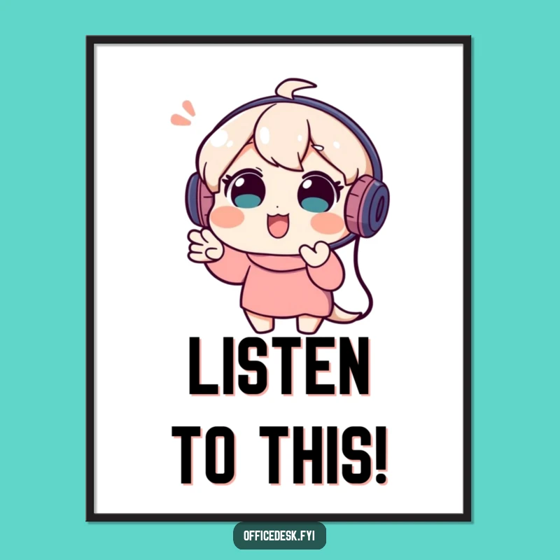 Funny Video Call Digital Art - Playful Character Print, Gift Idea