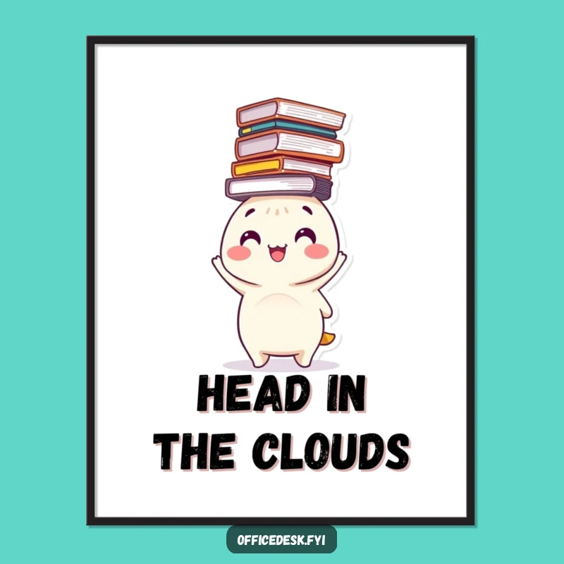 Funny File Balancing Digital Art - Instant Organized Decor for Workspaces