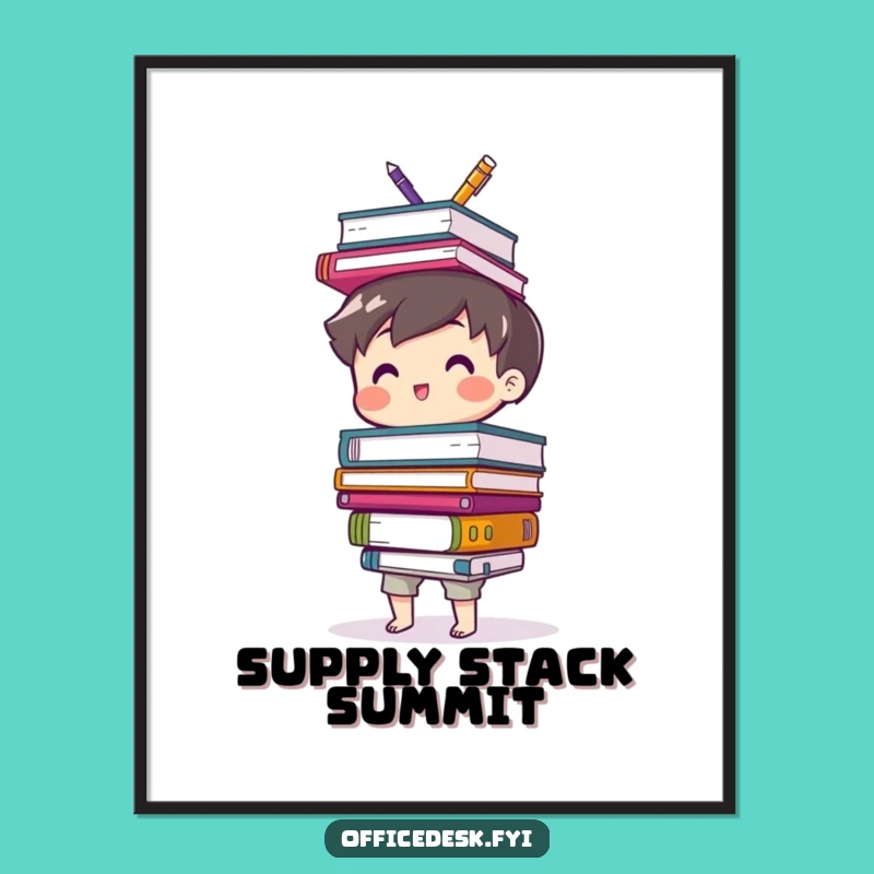 Funny Office Chaos Digital Print - Instant Hilarious Workspace Art