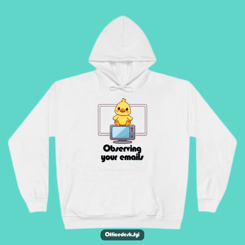 Funny Rubber Duck Hoodie: Cozy Tech Amusements for Cooler Days