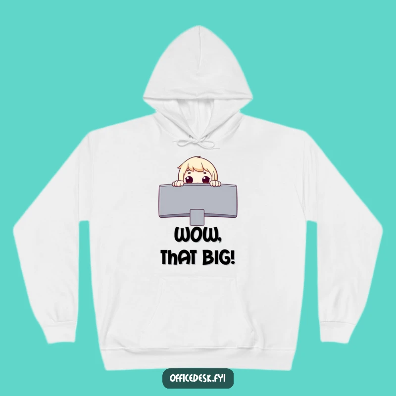 Funny Monitor Surprise Hoodie - Cozy Wonder Character, Perfect Gift