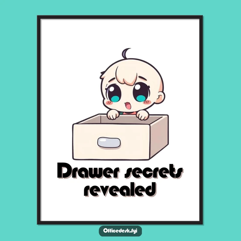 Funny Free Printable Wall Art: Secret Compartment Discovery Art