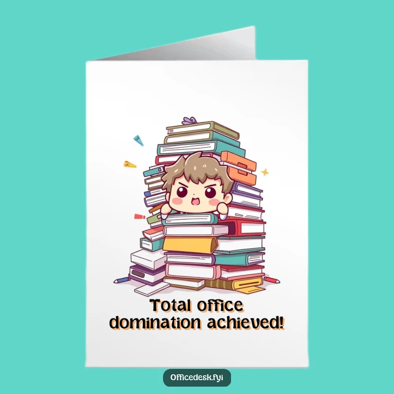 Free Printable Congrats Card: Office Supply Savior, a Humorous Downloadable Gift!