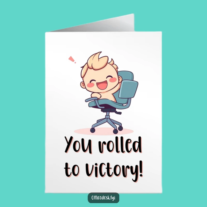 Free Printable Office Congratulations Card: Chase Your Dreams Downloadable Greeting