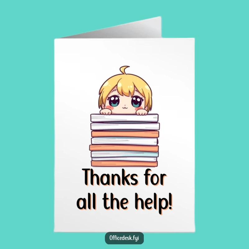 Free Printable Thank You Card: Paperwork Survivor for a Funny Downloadable Gift