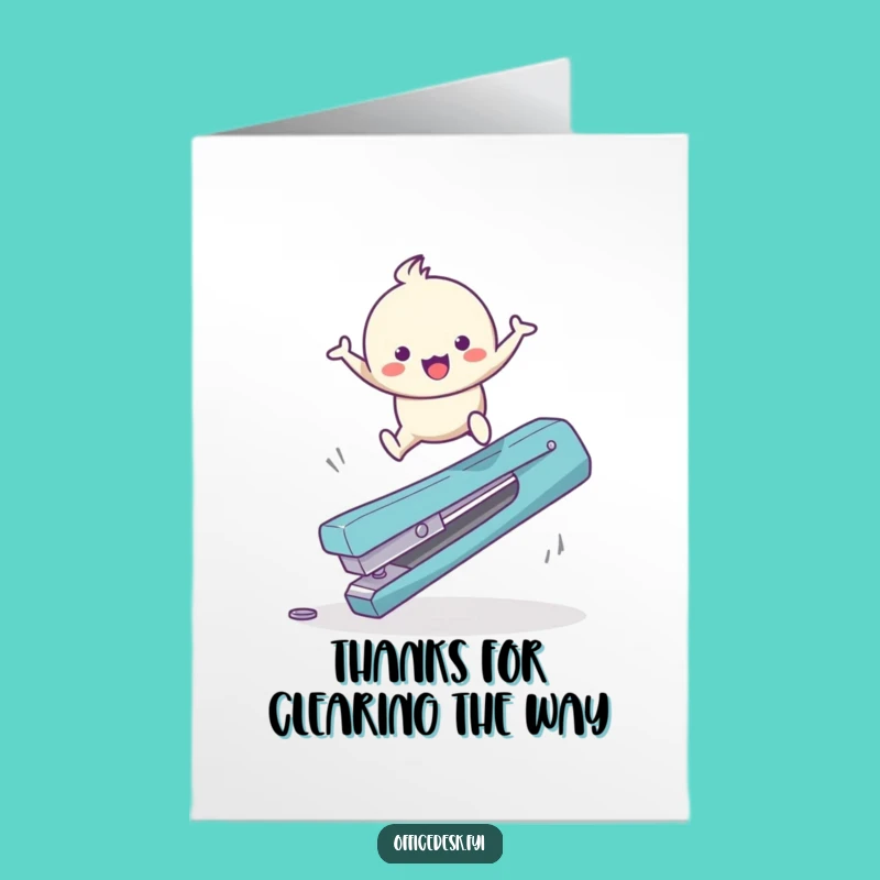 Free Printable Thank You Card: Thanks for Helping Them Bounce Back!