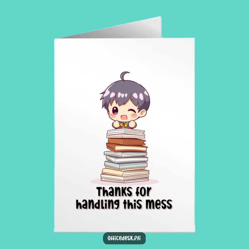 Free Printable Thank You Card: Paperwork Hero - Sweet & Funny Downloadable Gift