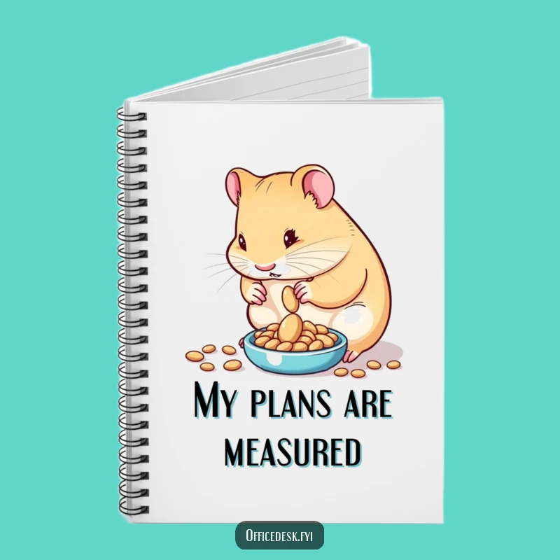 Funny Hamster Seed Scale Notebook: Capture Notes with Precise, Organized Flair