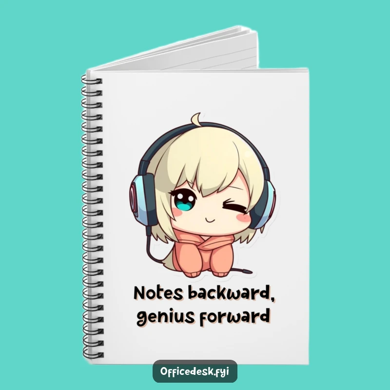 Funny Journal: Backwards Beats Notes, Music Ideas, Perfect Funny Gift