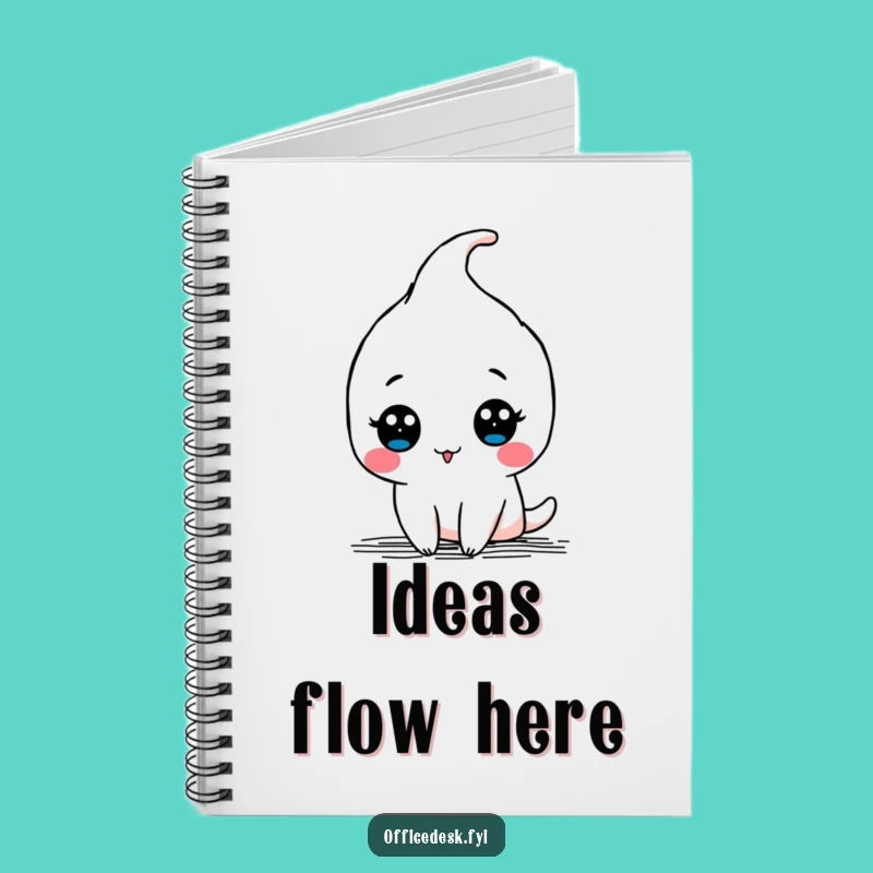 Funny Kawaii Pen Doodle Notebook - Jot Down Ideas with Artistic Flair