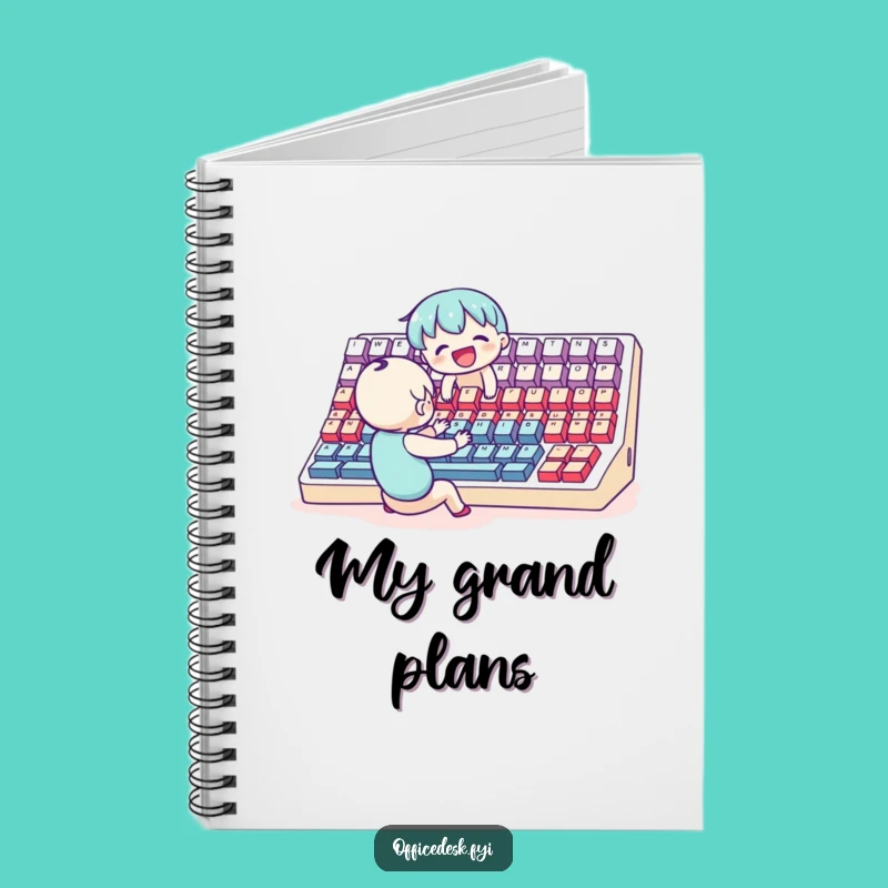 Funny Keyboard Journey Notebook: Joyful Character Typing Notes, Journal Funny Gift