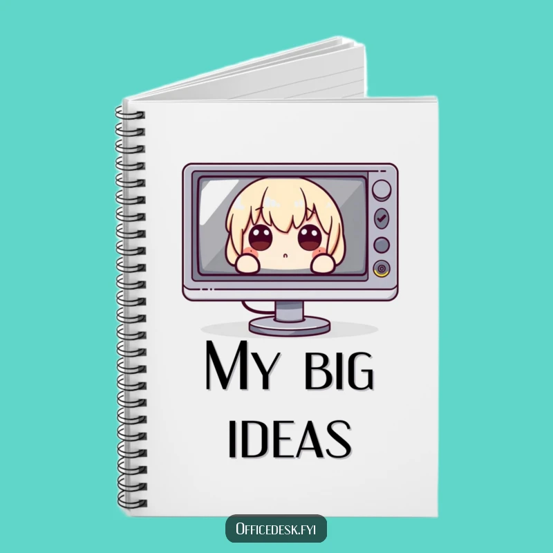 Funny Notebook: Monitor Peeker's Log - Techie's Journal Gift!