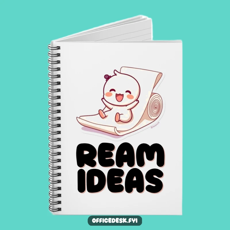 Funny Paper Slide Notebook - Capture Your Joyful Ideas