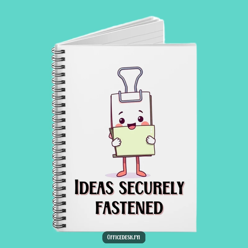 Funny Binder Clip Notebook: Organize Your Thoughts with Humor