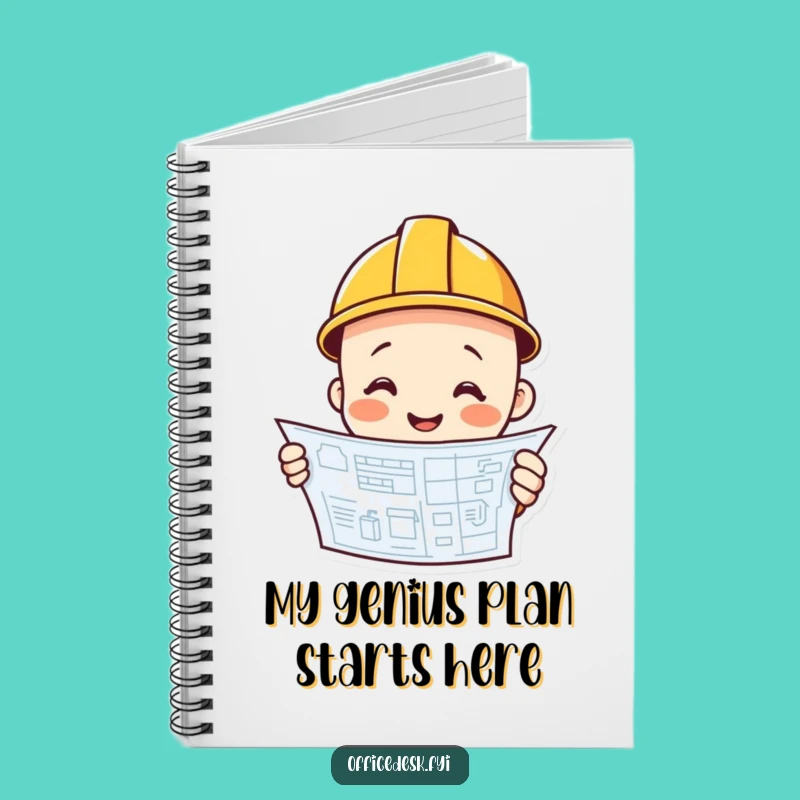 Funny Construction Notebook - Plan Your Ideas, Perfect Funny Gift!
