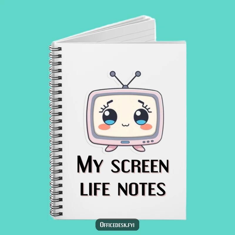Funny Wide-Eyed Monitor Notebook: Comical Character Journal for Ideas