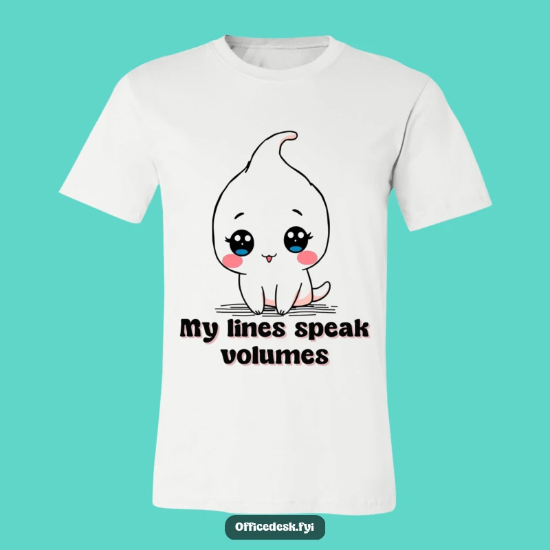 Funny Kawaii Pen Doodle T-Shirt - Wear Your Creative Humor with Style