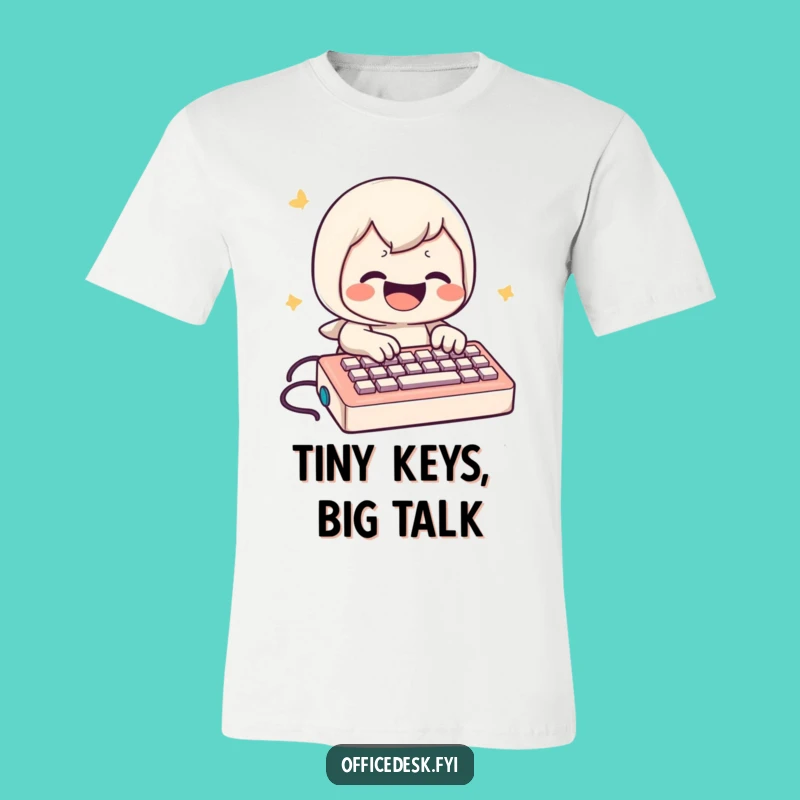 Funny Mini Keyboard Fury T-Shirt: Hilarious Gift for Speedy Typists